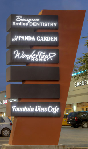 Totem Pylon Signage Manufacturer